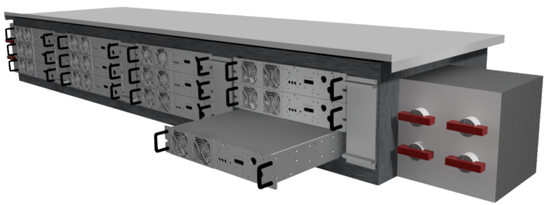 Picture of the rack